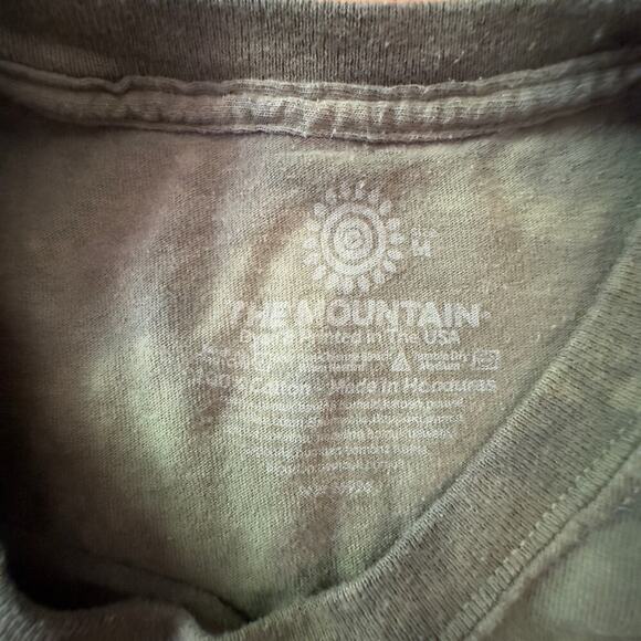 THE MOUNTAIN x 2000s Green Tie-Dye Celtic Shirt Size M - Picture 5 of 5